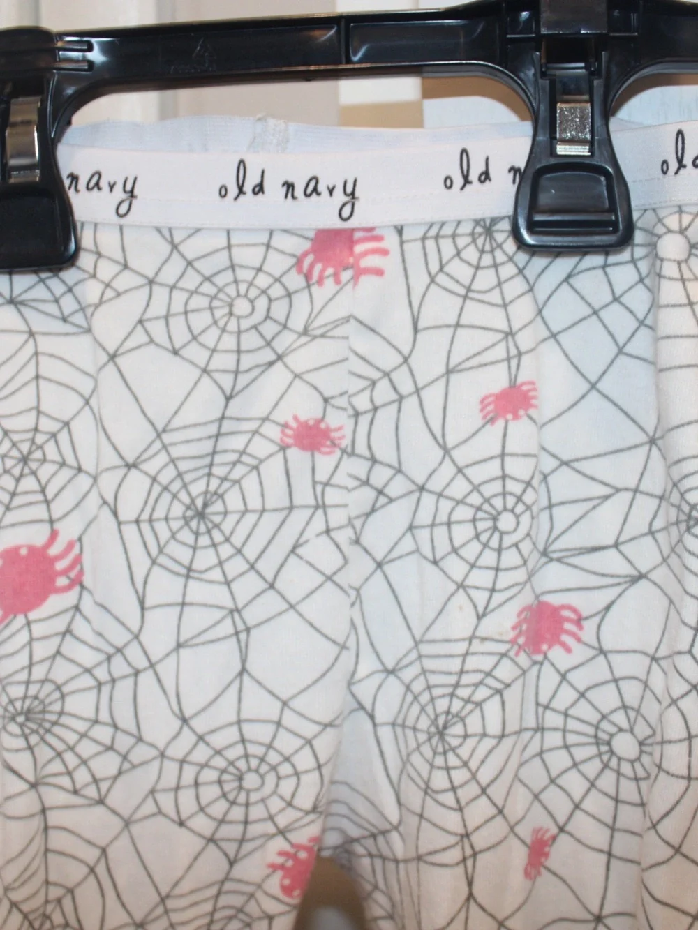 Old Navy Toddler Girls Halloween Spider Web Pajama Pants Size 4T Tights
